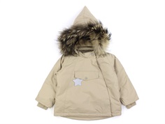 Mini A Ture savannah tan winter jacket Wang Fur